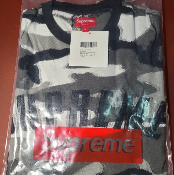 Supreme Other - SUPREME INTARSIA CAMO S/S TOP